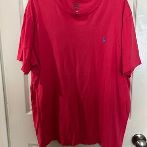 Polo by Ralph Lauren Men's Bright Red Tee